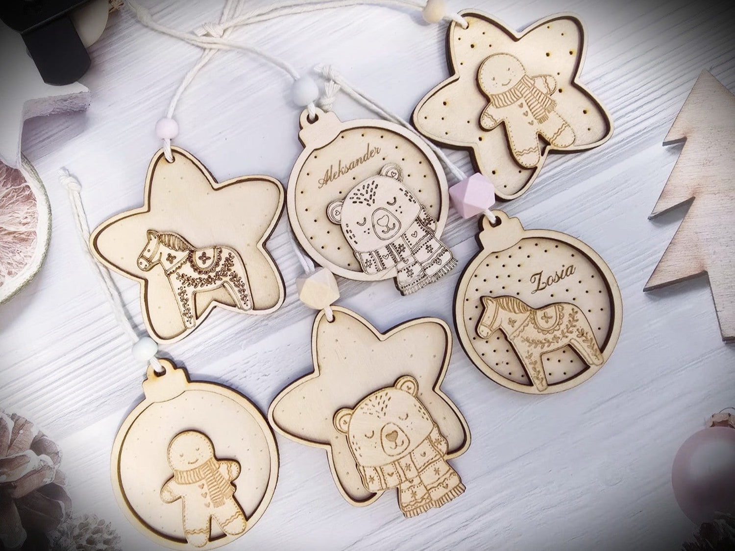 Dekoracje ze sklejki – cięte laserowo