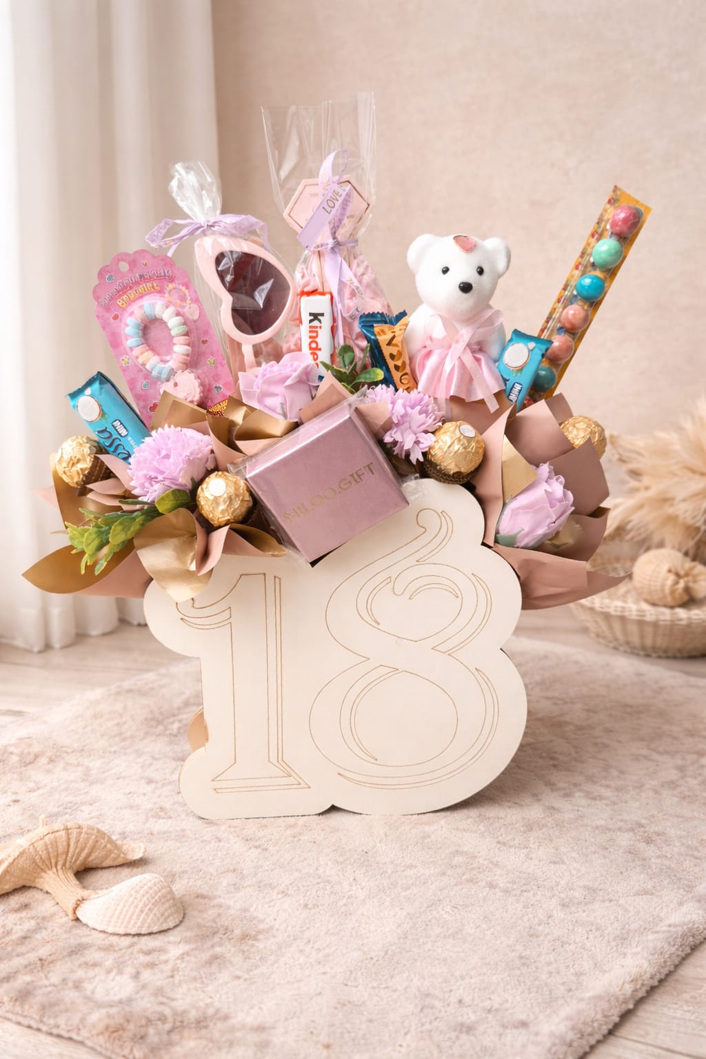 🎉 Pudełko w kształcie liczby 18 do samodzielnej aranżacji | Box na 18 urodziny DIY