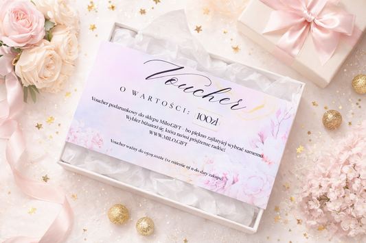 Voucher podarunkowy o wartości 50zł- (wersja papierowa)