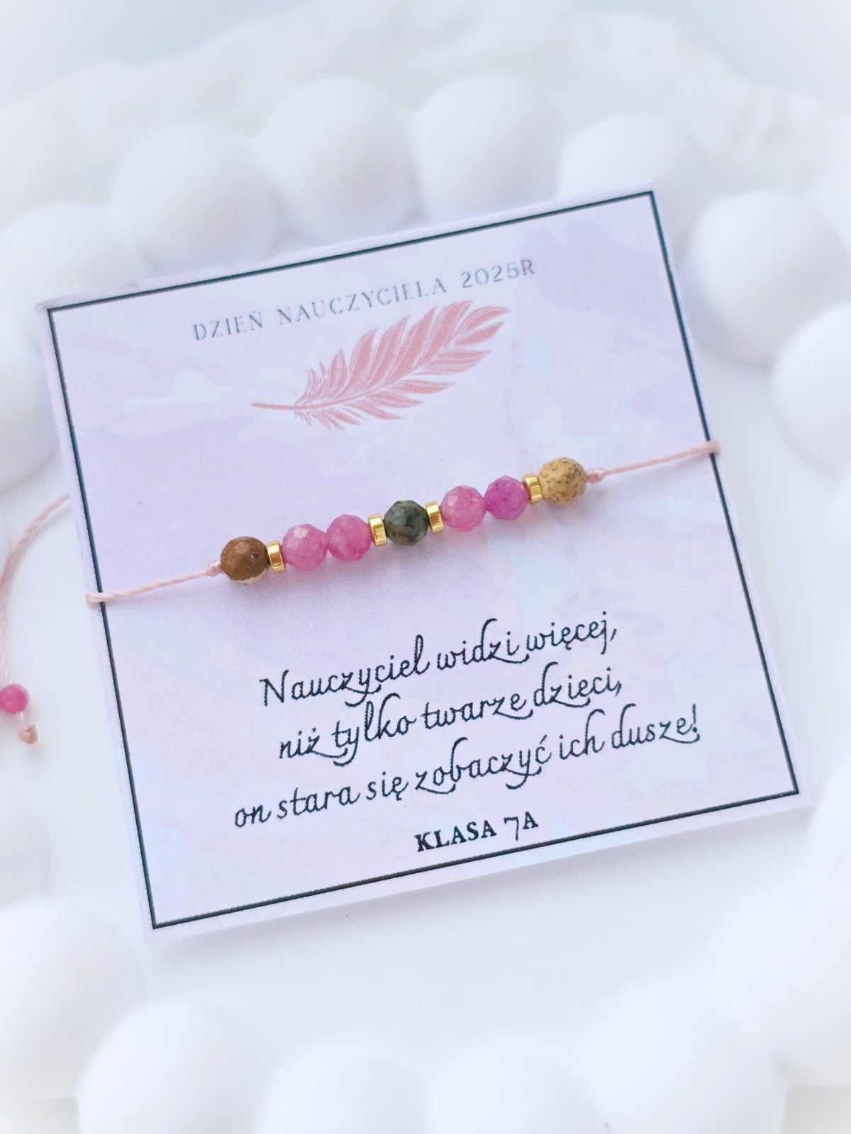 Różowy turmalin, jaspis brązowy, jaspis Afrykański