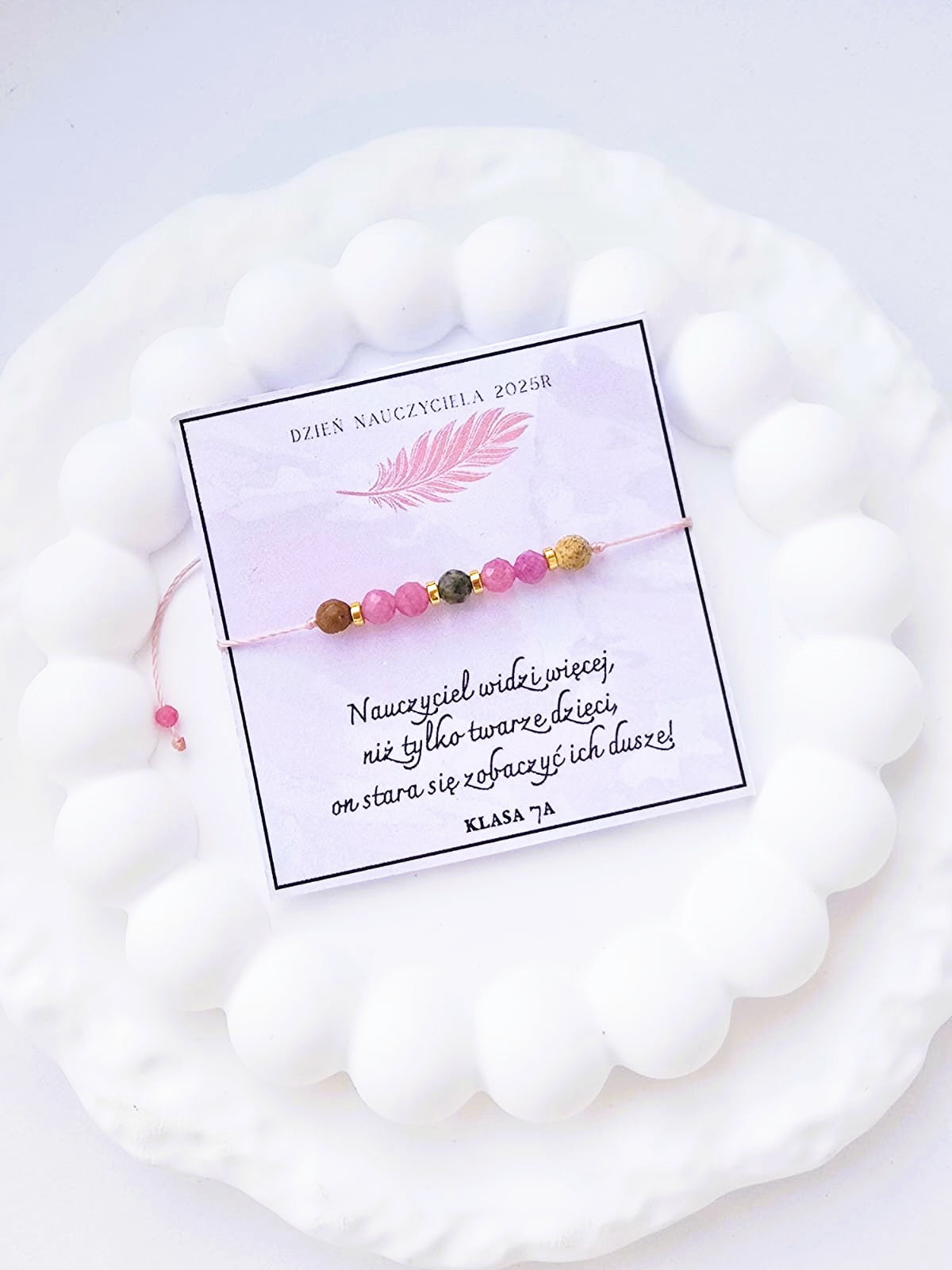 Różowy turmalin, jaspis brązowy, jaspis Afrykański