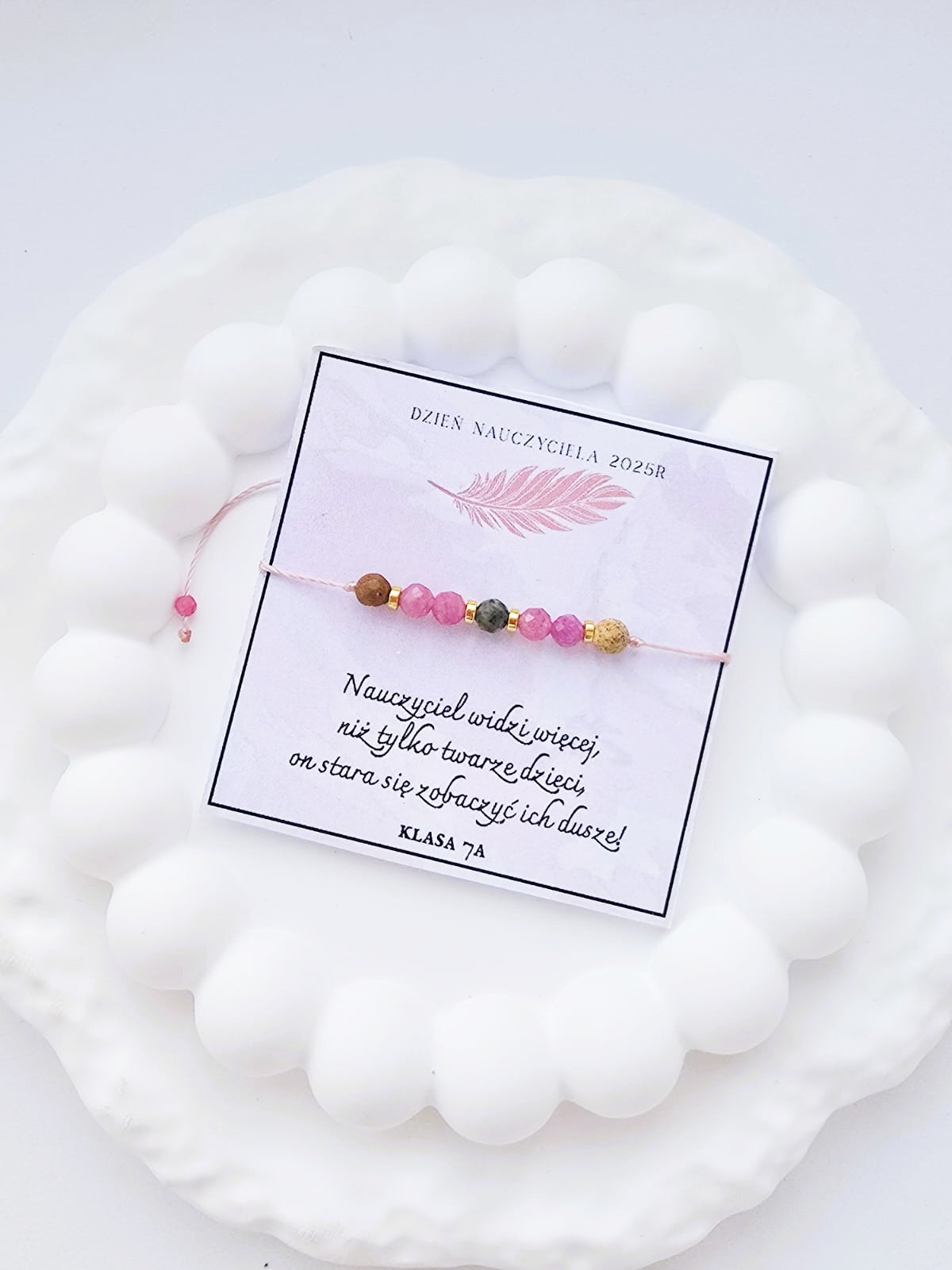 Różowy turmalin, jaspis brązowy, jaspis Afrykański