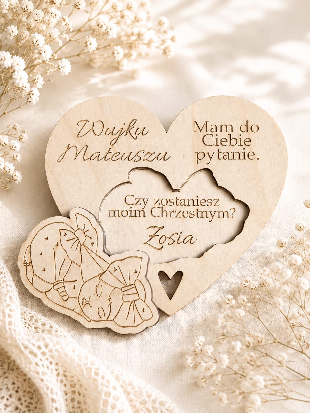 Prośba o zostanie Matką / Ojcem Chrzestnym w wyjątkowej formie
