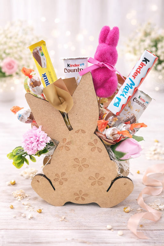 Pudełko na słodycze – jajko z uszami i nogami zająca | DIY Wielkano